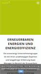 Mobile Screenshot of ecos-energy.de