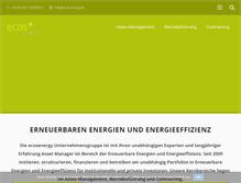 Tablet Screenshot of ecos-energy.de